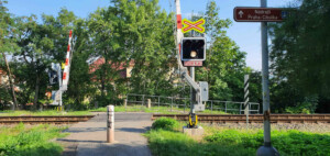 Přístup na nástupiště Praha-Cibulka