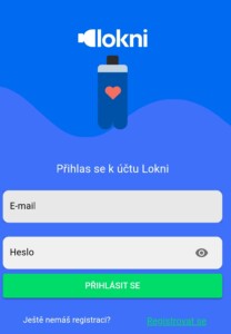 Průběh instalace aplikace Lokni