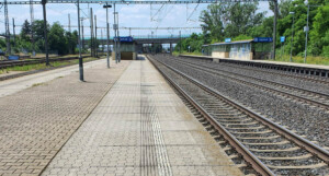 1.nástupiště na nádraží Praha-Běchovice