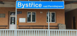 Čekárna a veranda na nádraží Bystřice nad Pernštejnem