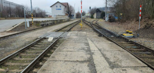 Bystřice nad Pernštejnem, nástupiště u koleje 3