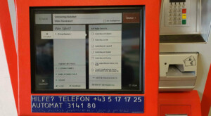 Jízdenkové automaty na rakouské železnici