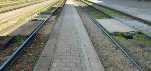 Příchod na vlak na nádraží Jihlava město