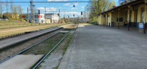 Jihlavské nástupiště u první koleje