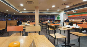 Burger King at Prague main train station