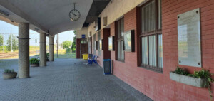 Nádraží v Lanžhotě: veranda, čekárna