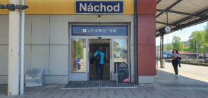 Přístup na nádraží v Náchodě