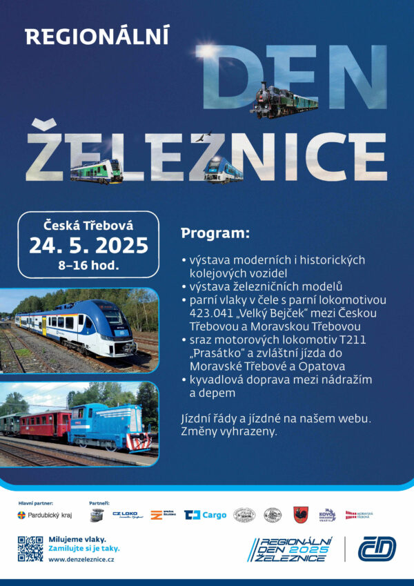 Regionální den železnice v České Třebové 2025