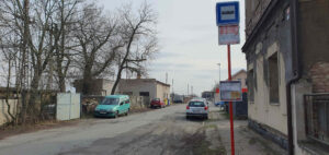 Přístup na nádraží Velký Osek