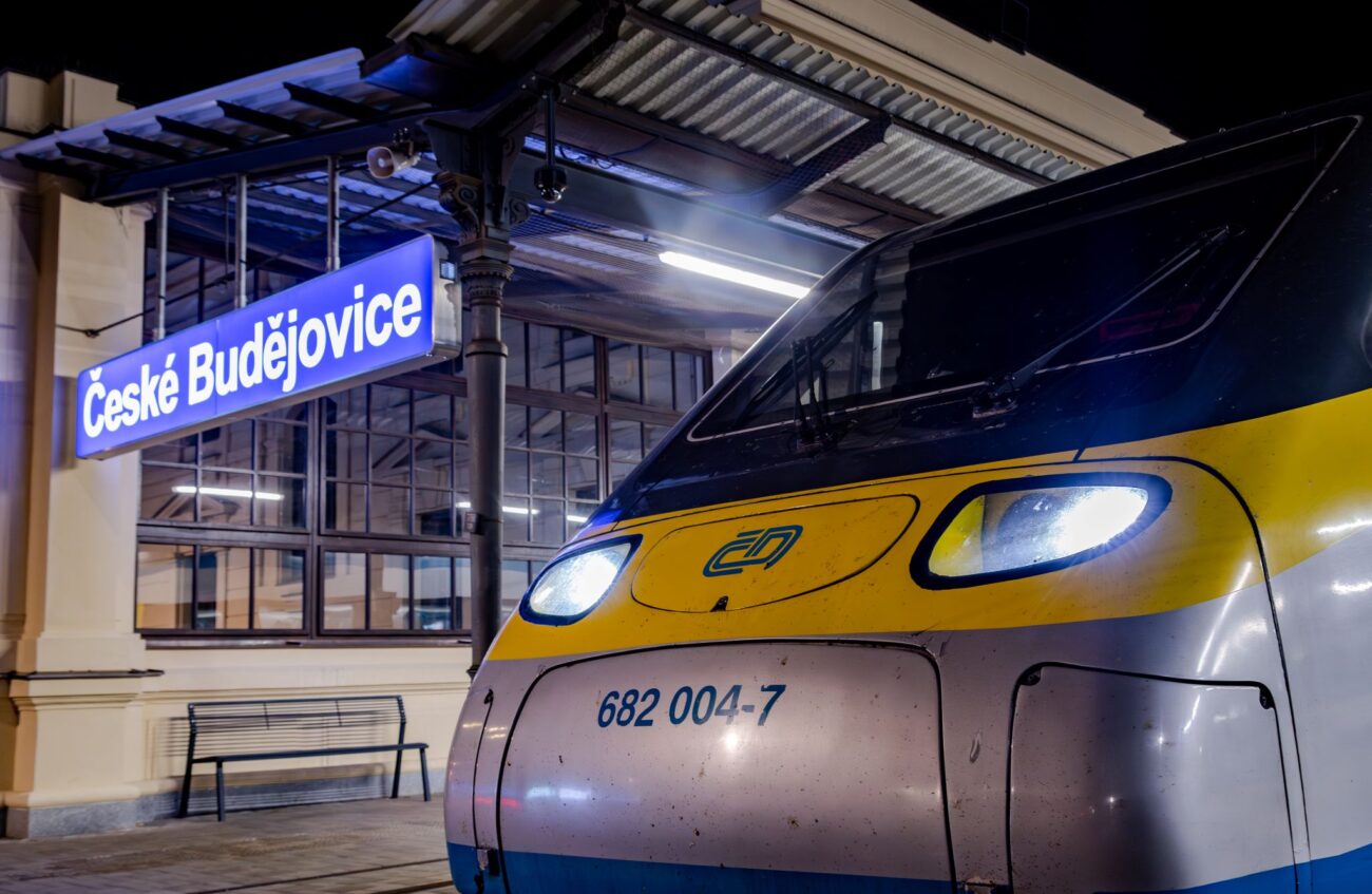 Pendolino v Českých Budějovicích