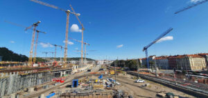 Modernizace nádraží Praha-Smíchov srpen 2025