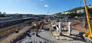 Modernizace nádraží Praha-Smíchov srpen 2025
