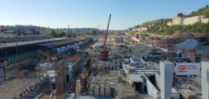 Modernizace nádraží Praha-Smíchov srpen 2025