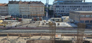 Modernizace nádraží Praha-Smíchov srpen 2025