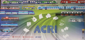 Expozice Asociace podniků českého železničního průmyslu (ACRI) na veletrhu TRAKO 2025