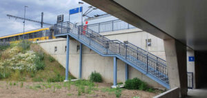 Pochod na nádraží v Brně-Králově Poli