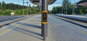 Nádraží Brno-Královo Pole, nástupiště u 4. a 5. koleje