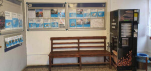 Čekárna a pokladna na nádraží Vysoké Mýto město