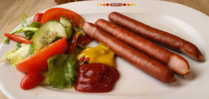 Jídelní vůz WARS na vlaku EC 108 Sobieski