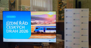 Z tiskové konference ČD k novému jízdnímu řádu