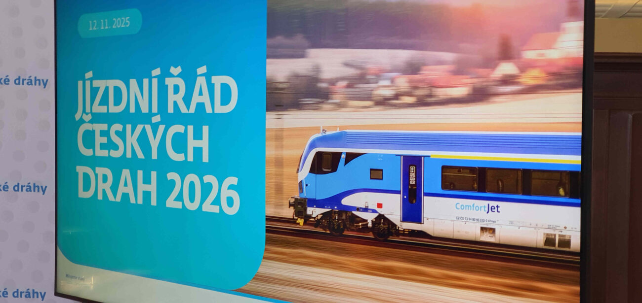 Tiskové konference ČD k novinkám v jízdním řádu 2025/2026