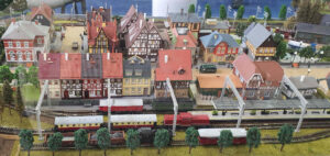 Železniční model městečka