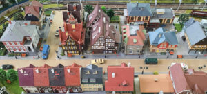 Železniční model městečka