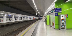 Nádraží na Vídeňském letišti