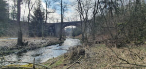 Železniční most dráhy z Přibyslavi do Brna