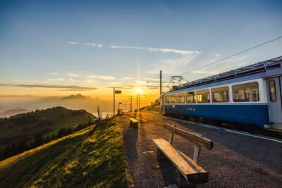Západ na vrcholu Rigi Kulm, zdroj archiv Rigi Bahnen
