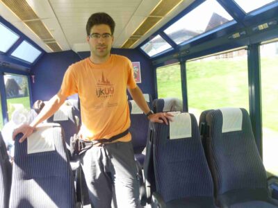 Autor textu Miroslav Hruška osobně otestoval zlatý vlak ve druhé třídě s panoramatickým okny