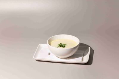 Česneková krémová polévka