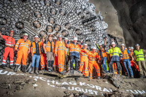 Klíčovou částí nové trati je Koralmský tunel – dlouhý přibližně 33 km