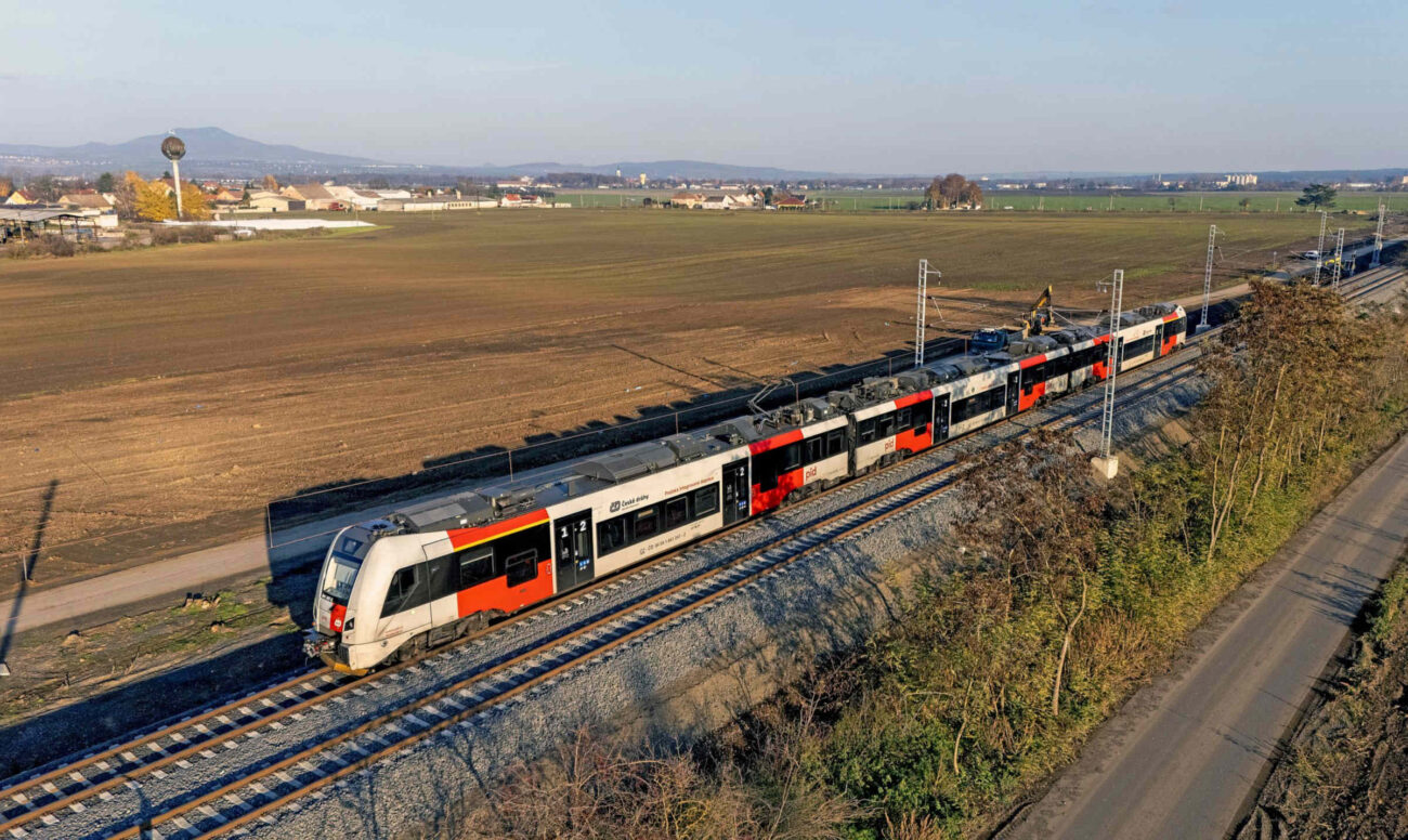 RegioPanter na cestě z Prahy do Ústí nad Labem