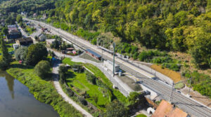 Zastávka Srbsko. Foto Správa železnic