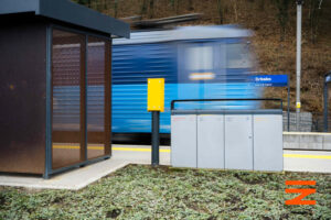 Zastávka Srbsko na trati z Berouna do Prahy. Foto Správa železnic