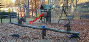 Riedlova vila v Desné a park