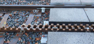 Abtova ozubnice ve výhybně Dolní Polubný