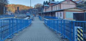 Nádraží v Tanvaldě a Nástupiště 1