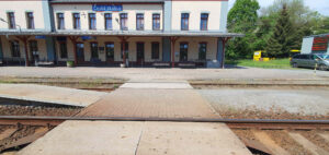 Přístup na vlak na nádraží Česká Skalice