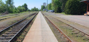 Nástupiště 2P v České Skalici