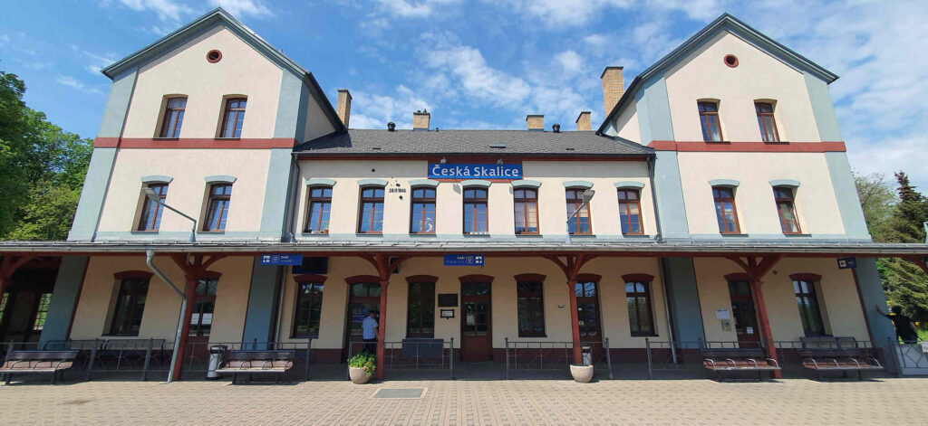 Vlakové nádraží v České Skalici
