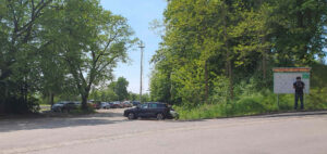 Příchod a parkování u nádraží v České Skalici