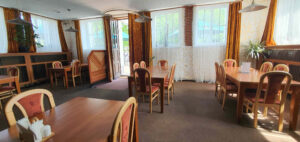 Interiér restaurace Sokolovna