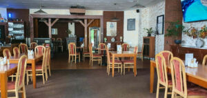 Interiér restaurace Sokolovna