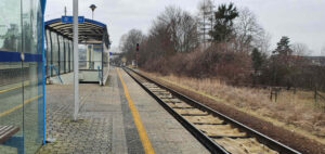 Nádraží v Moravanech a 3. nástupiště