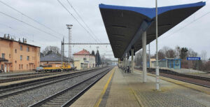 Vlaková stanice Moravany, druhé nástupiště