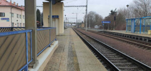 Vlaková stanice Moravany, druhé nástupiště