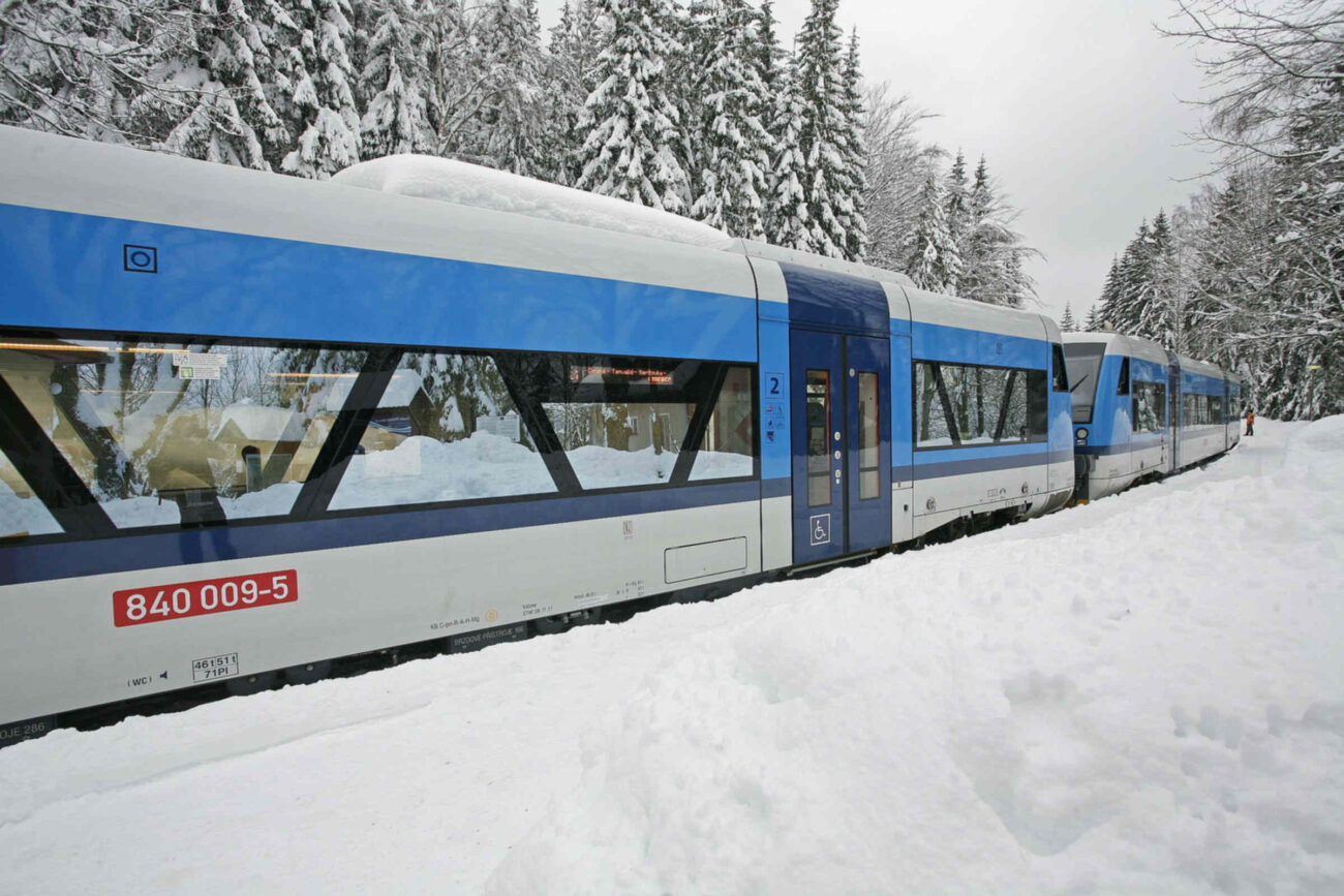 RegioSpider v Harrachově. Foto ČD