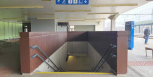 Podchod na nádraží v Čelákovicích